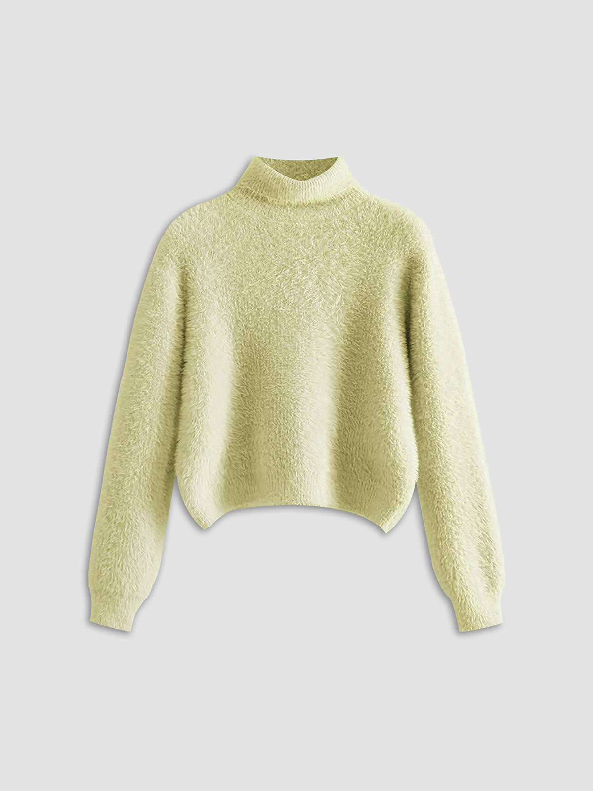 Lemon Garden Furry Sweater