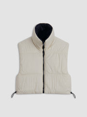 Reversible Zip Up Drawstring Vest