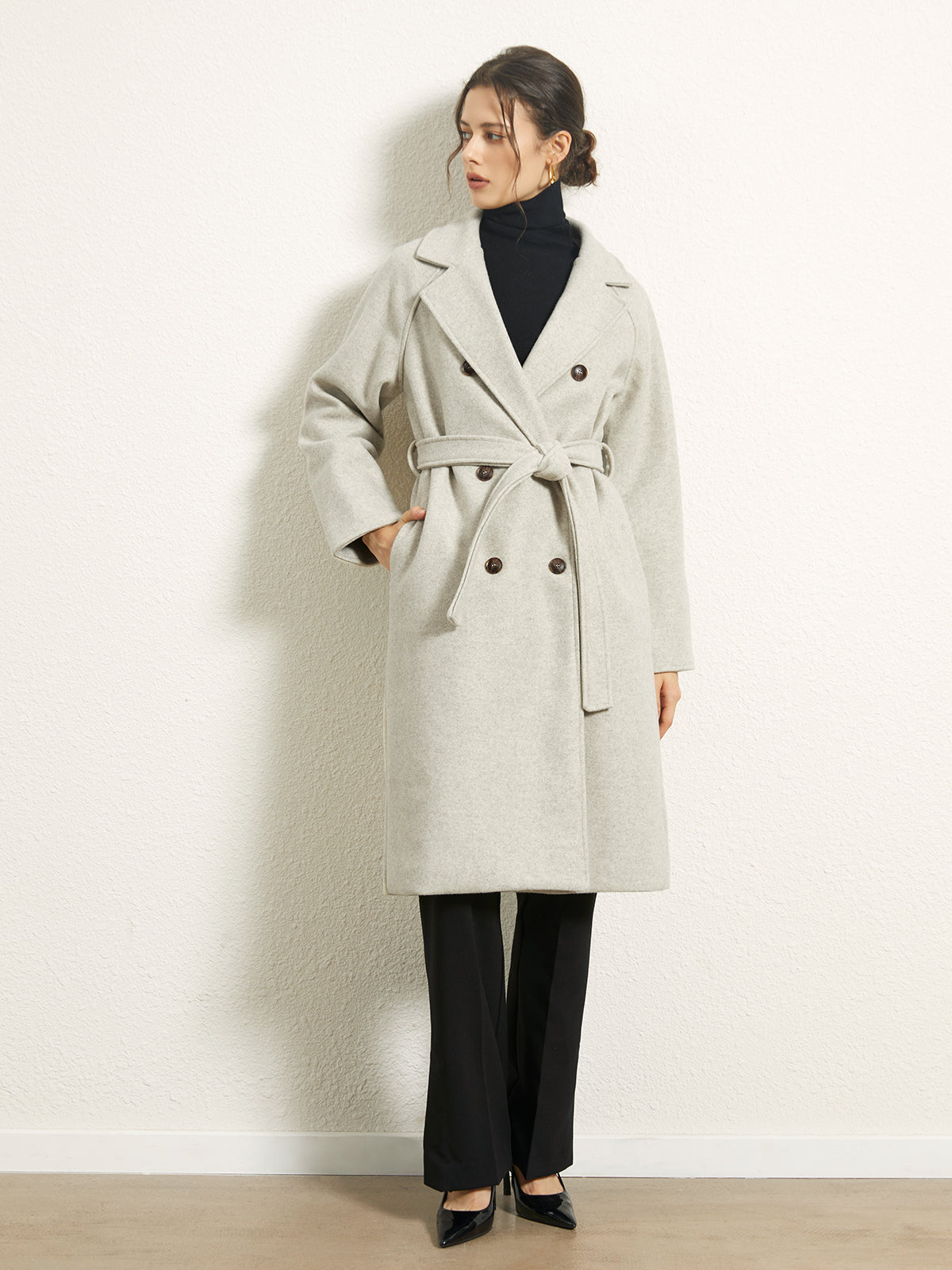 Solid Trench Coat