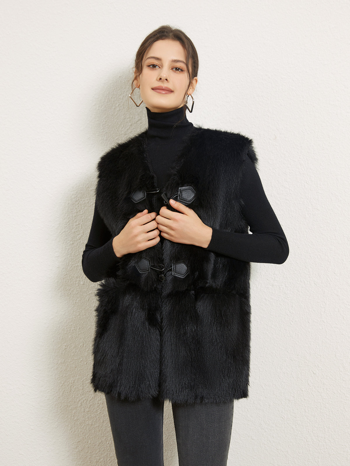 Essential Faux Fur Vest