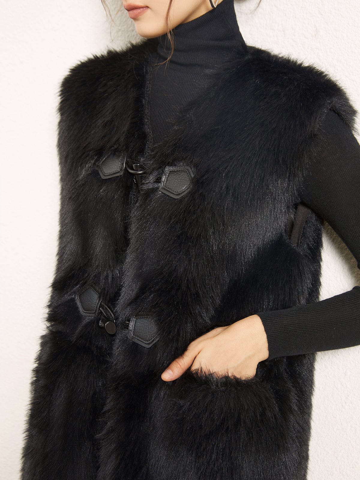 Essential Faux Fur Vest