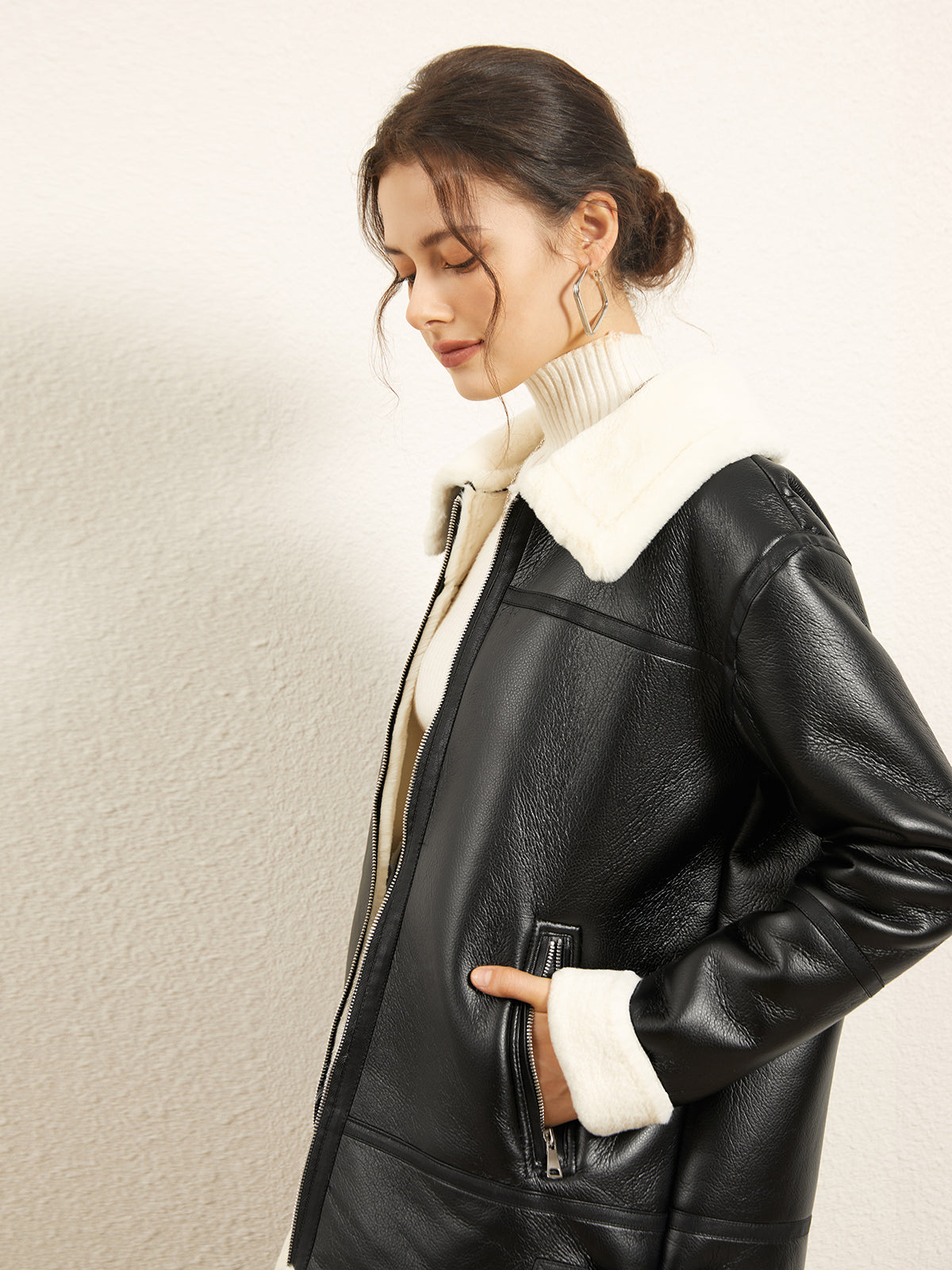 Wanderer Shearling Leather Jacket