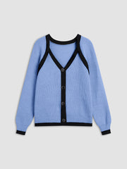 Contrast Crossroads Knit Top