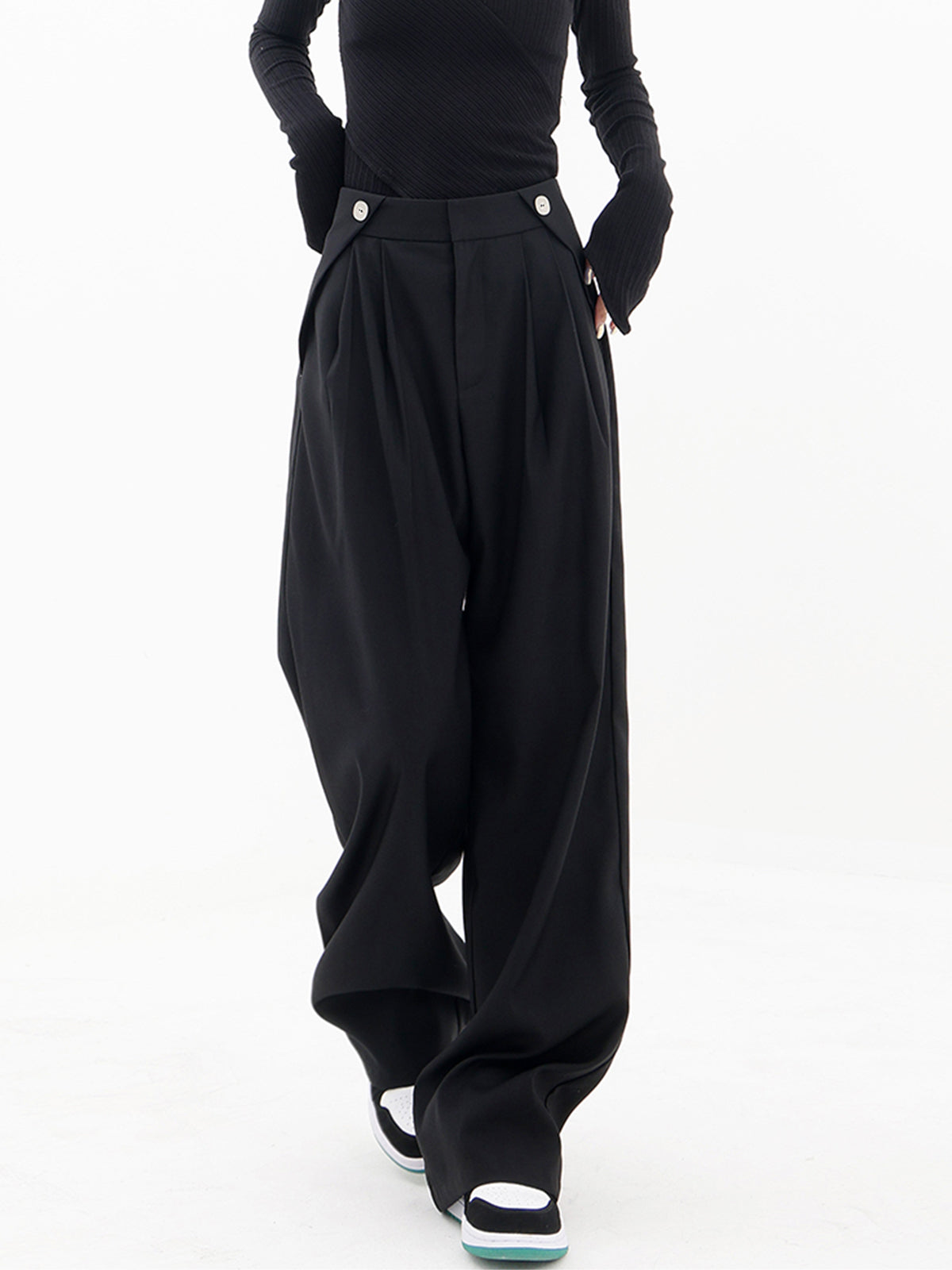 Casual Wide Leg Pants