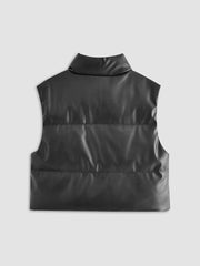 Zip Quilted Jacket Vest