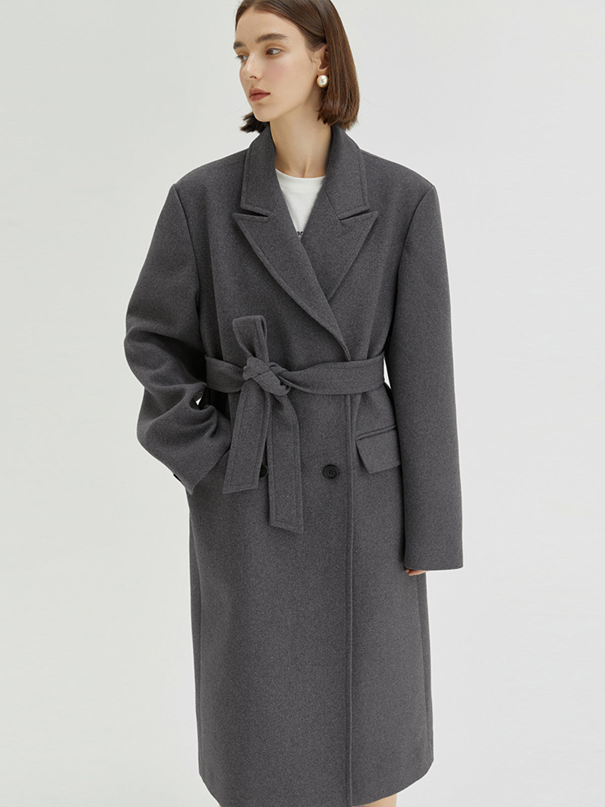 Solid Structured Coat