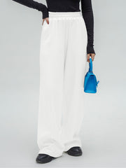 Casual Pockets Wide Leg Pants