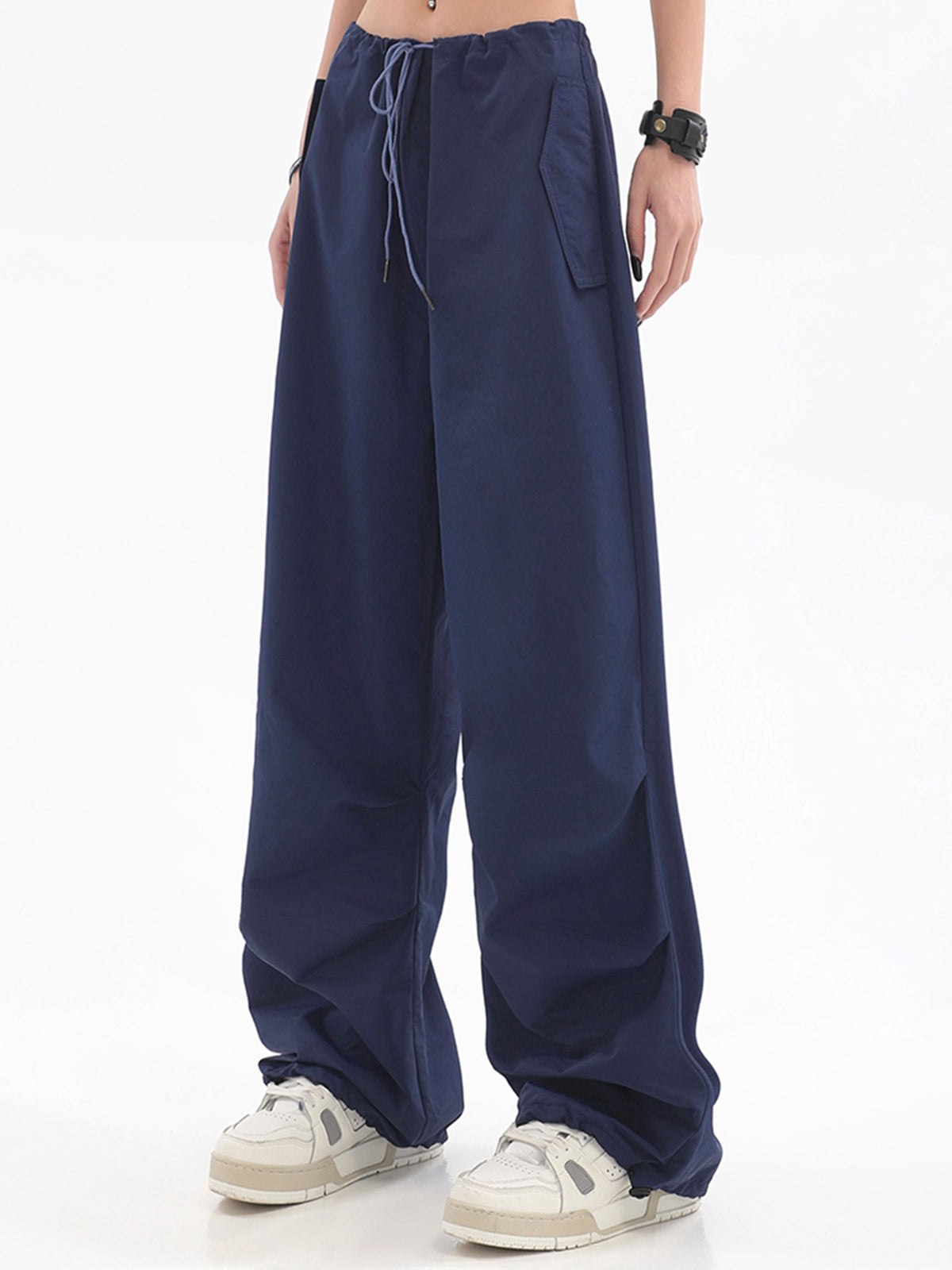 Lightweight Parachute Cargo Baggy Wide Leg Pants