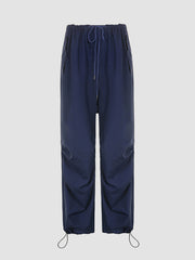 Lightweight Parachute Cargo Baggy Wide Leg Pants