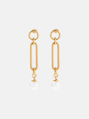 Blushing Pearls Drop Earrings