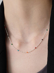 Rainbow Beads Necklace