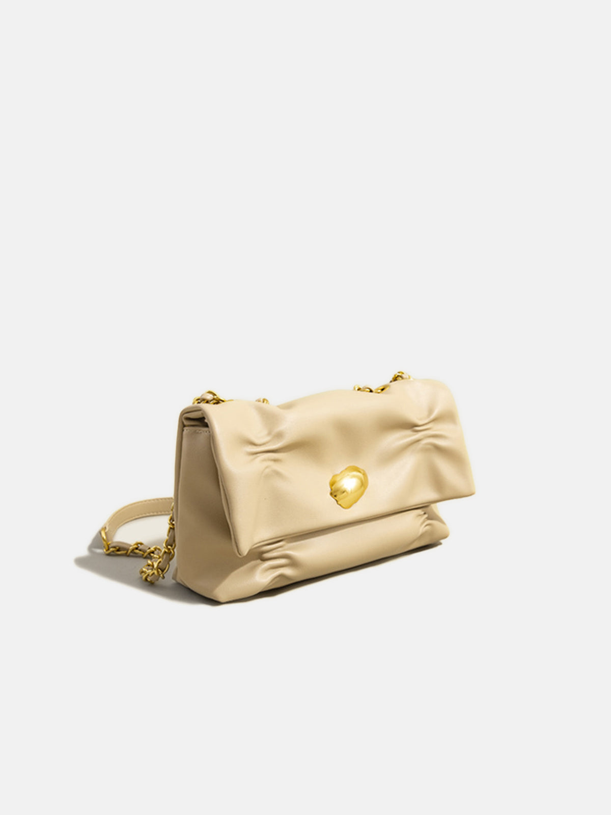 Solid Chain Shoulder Bag