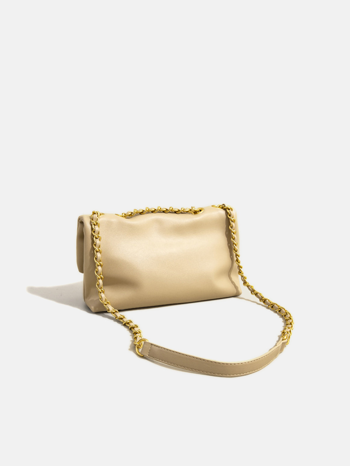 Solid Chain Shoulder Bag