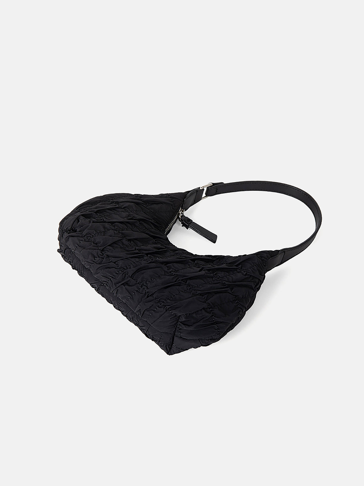 Black Wadded Bag