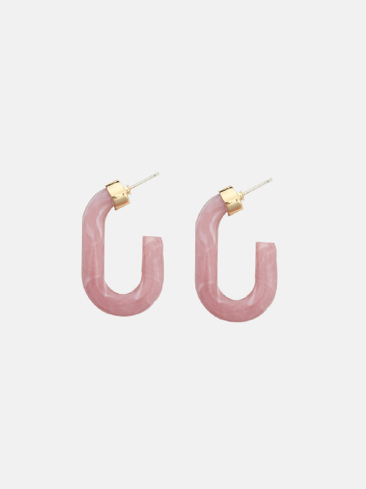 Pink Loop Earrings