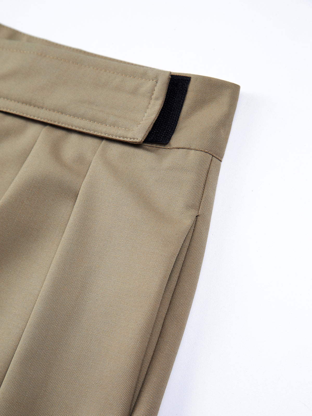 Hook-and-Loop Fastener Wide Leg Velcro Pants