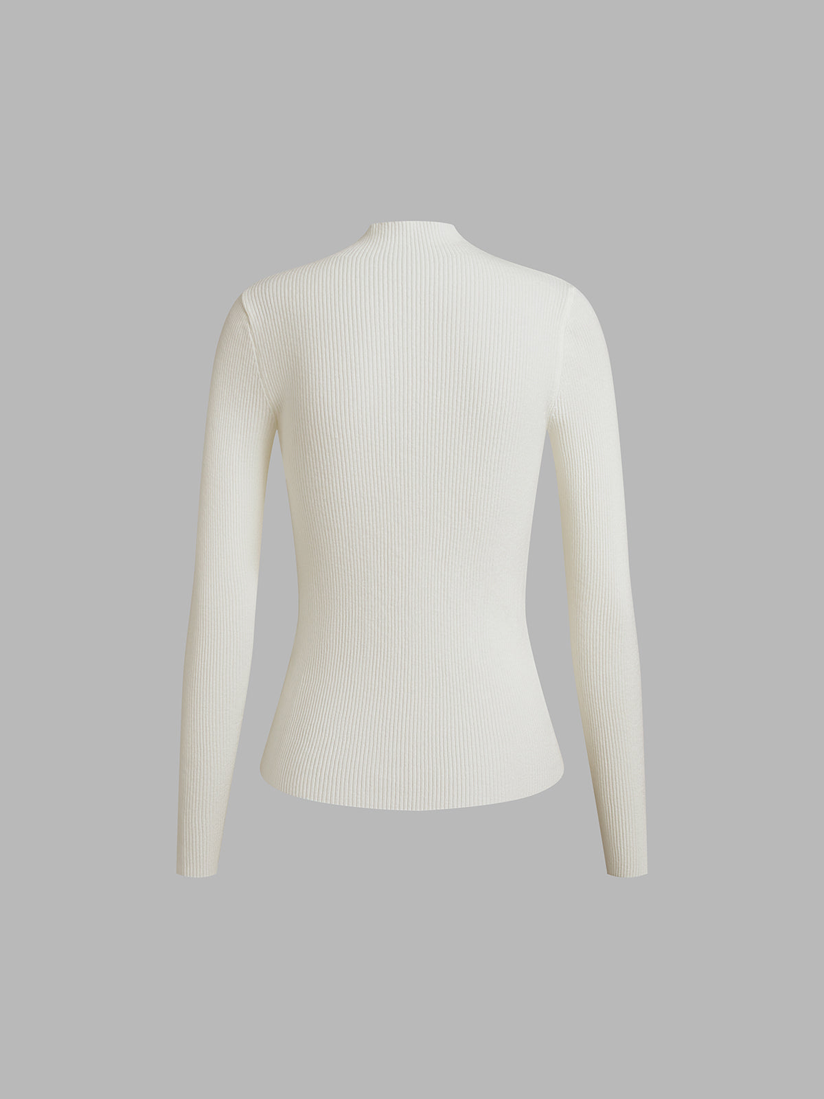 Basic Mock Neck Pullover Sweater