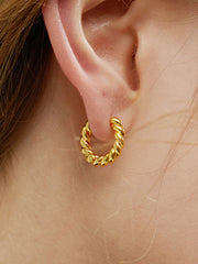 French Croissant Earrings