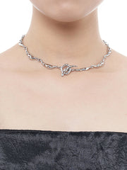 Carly Chain Link Choker Necklace