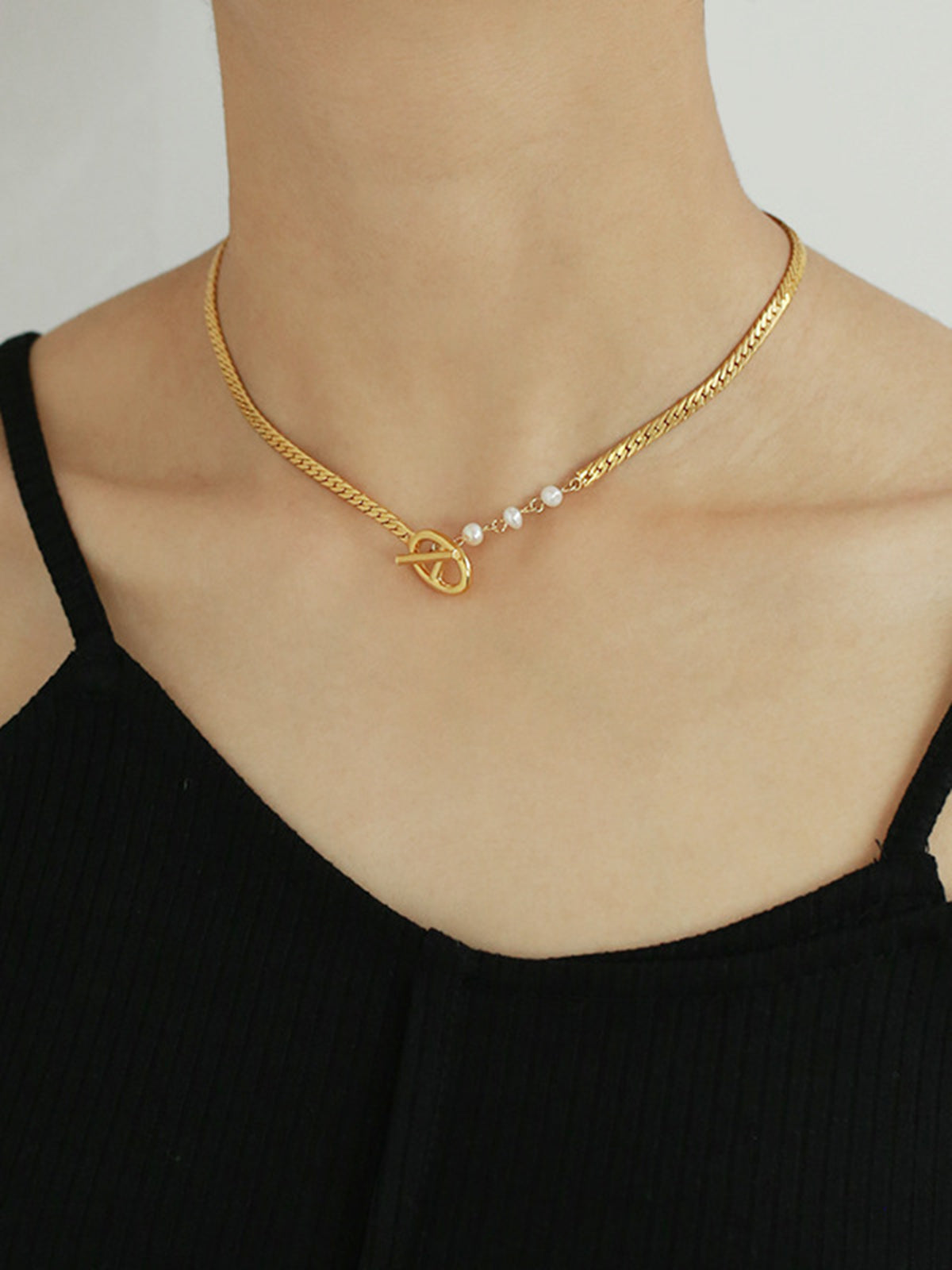 Doris Two Tone Necklace