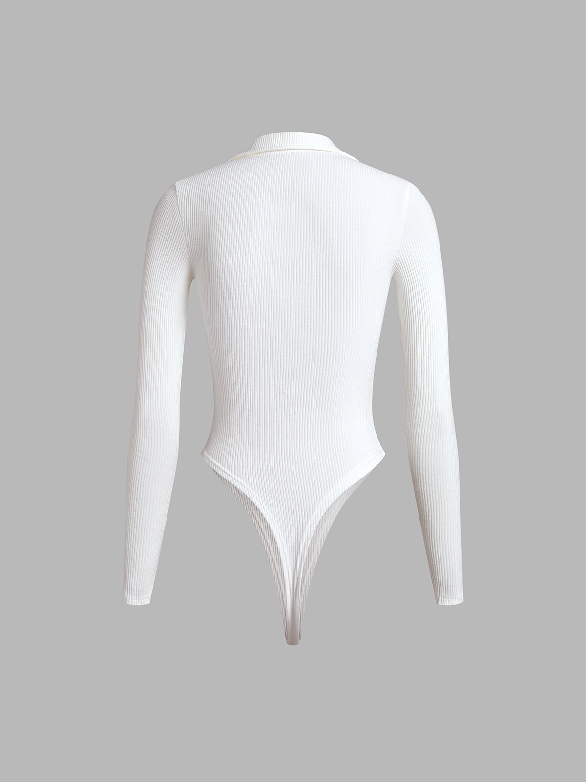 Collared V-Neck Polo Bodysuit