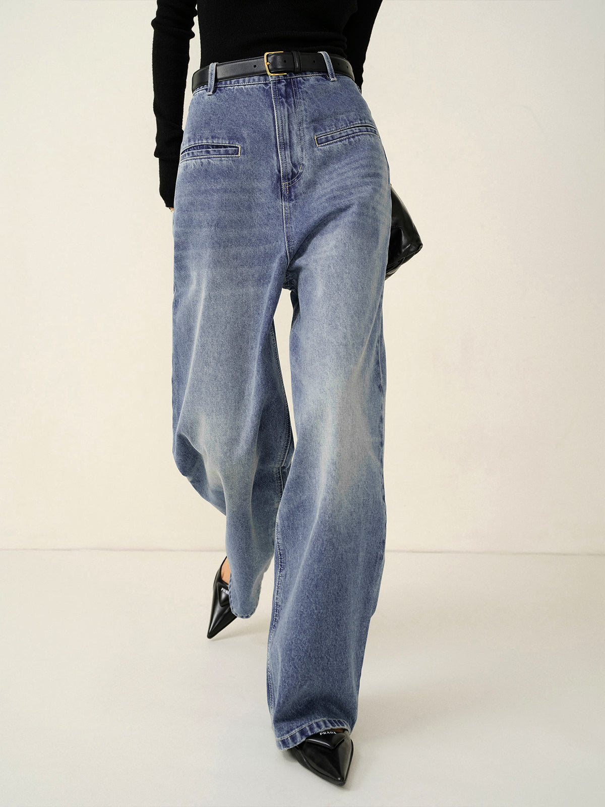 Casual Wide Leg Jeans