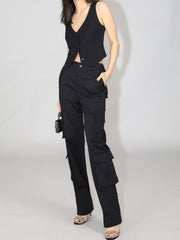 Leisure Cargo Straight Leg Pants