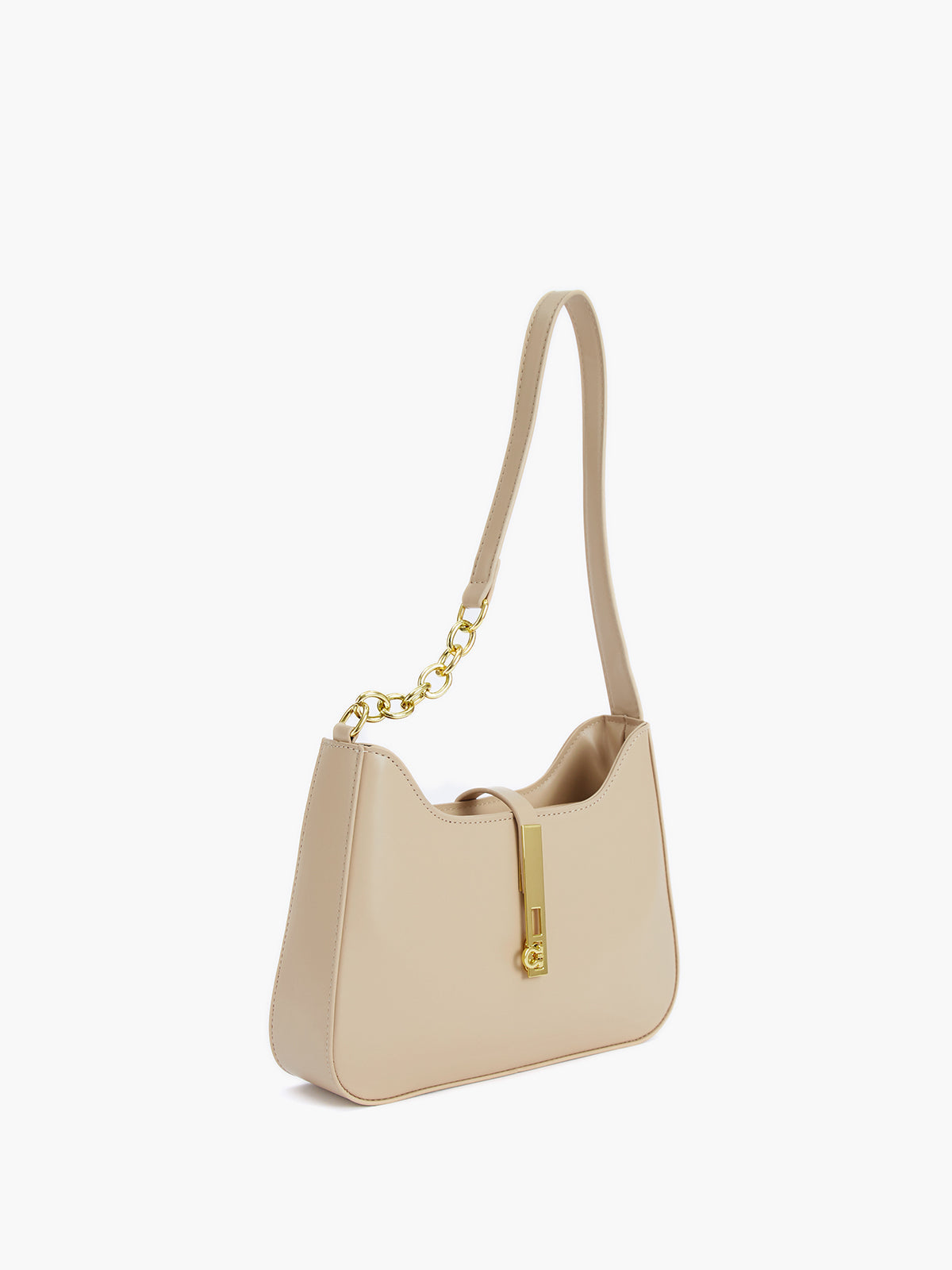 Asymmetrical Chain Shoulder Bag