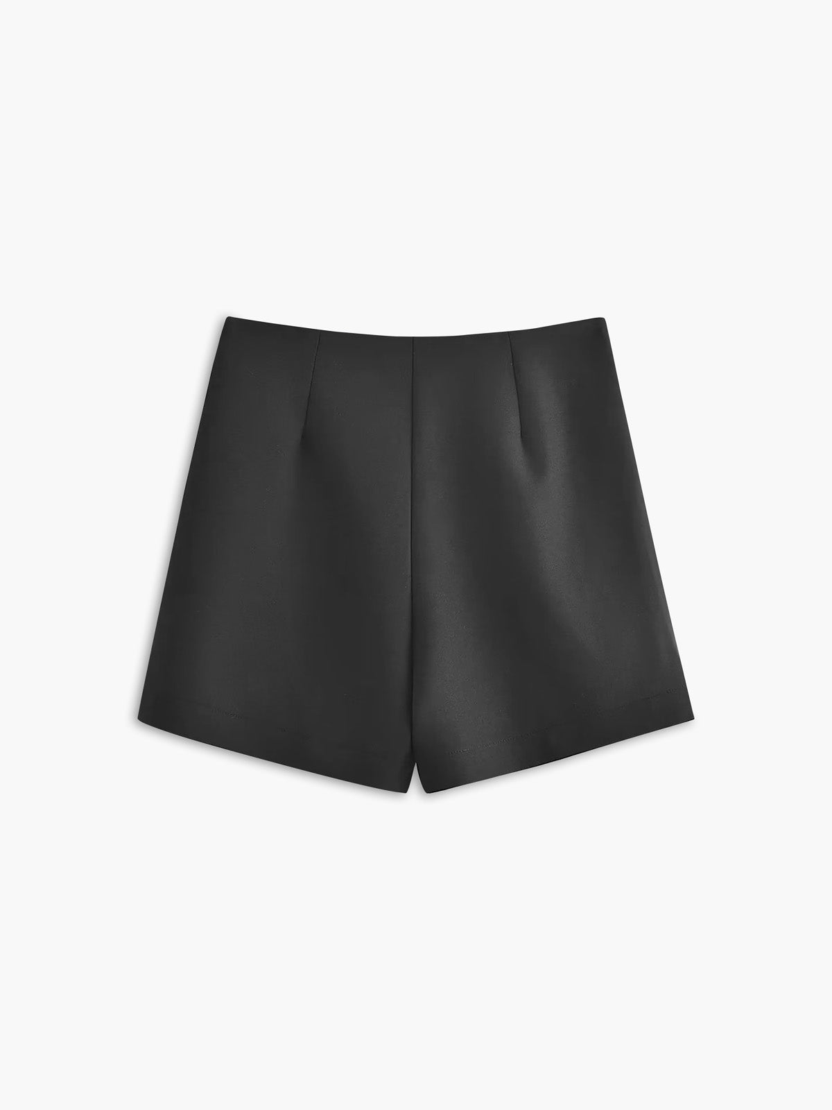 Asymmetrical Layer Zippered Skort