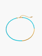 Two Tone Beads Necklace