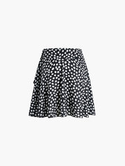 Polka Dot Ruffle Skirt