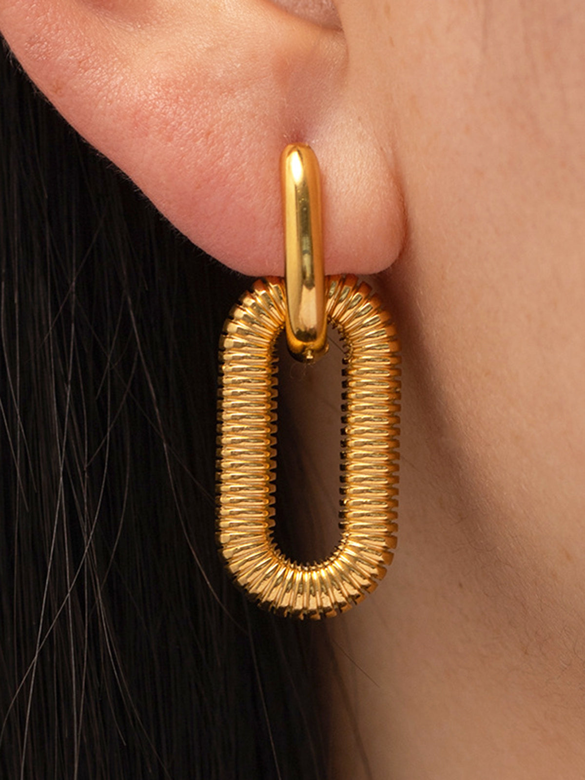 Hoop Drop Earrings