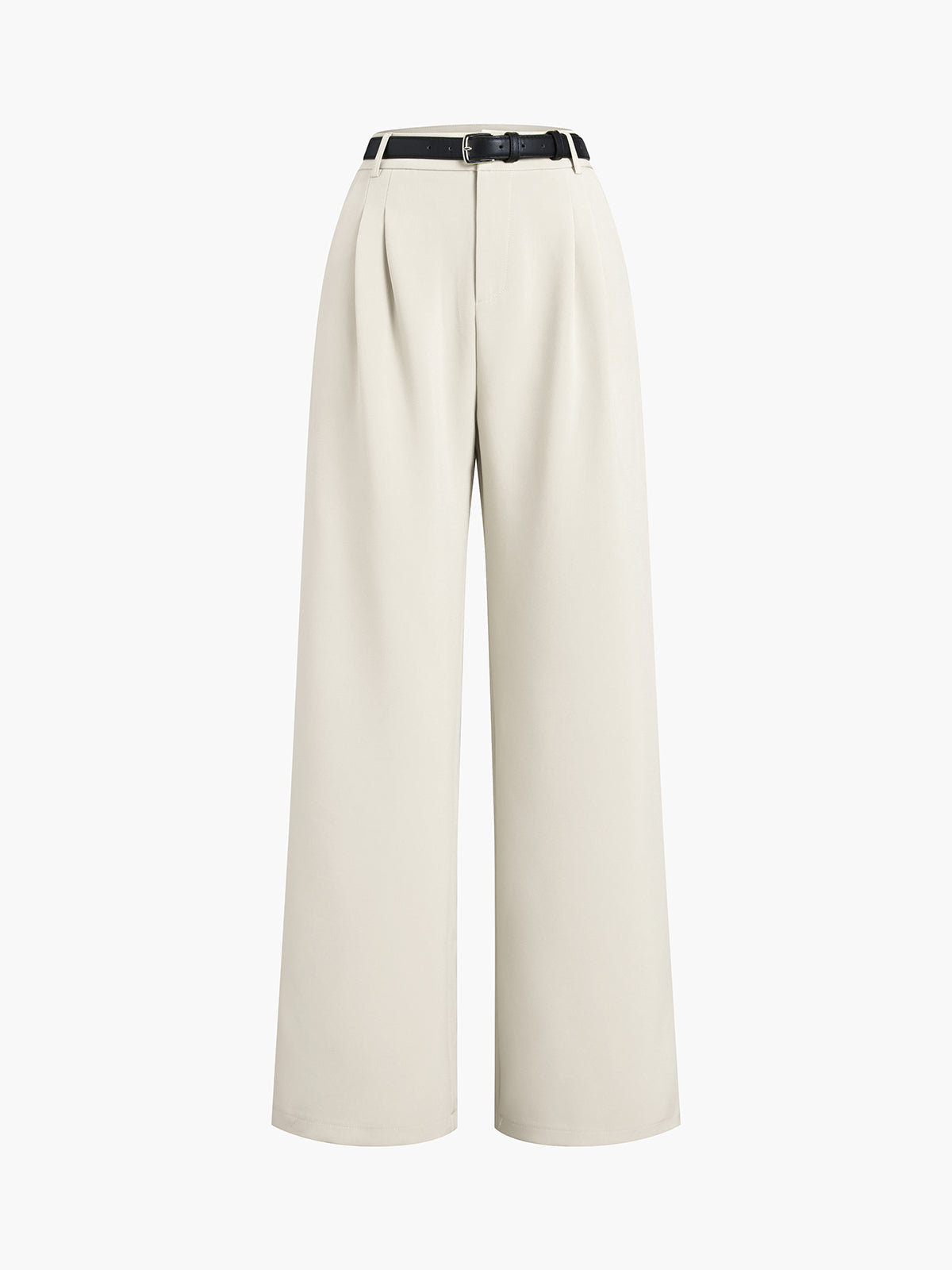 Belted Smart Straight Leg Pants – Vicpod