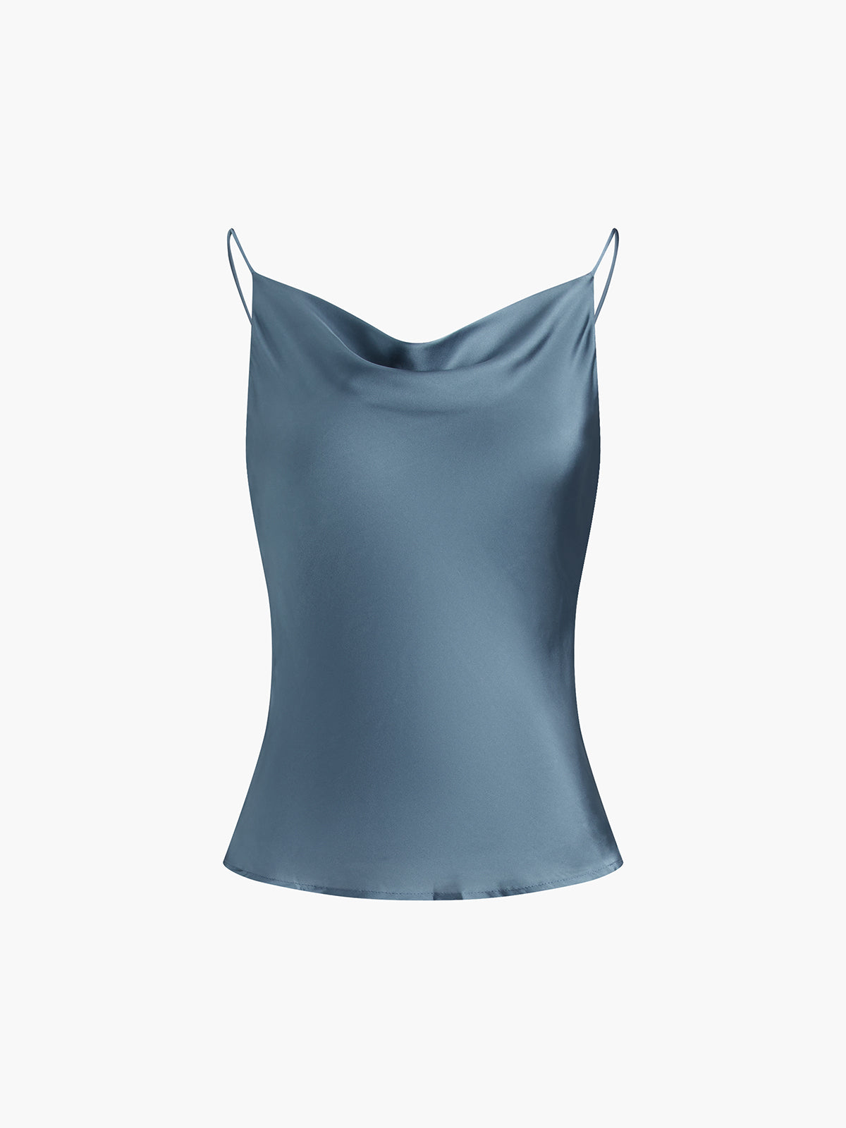 Leisure Cowl Neck Satin Cami Top