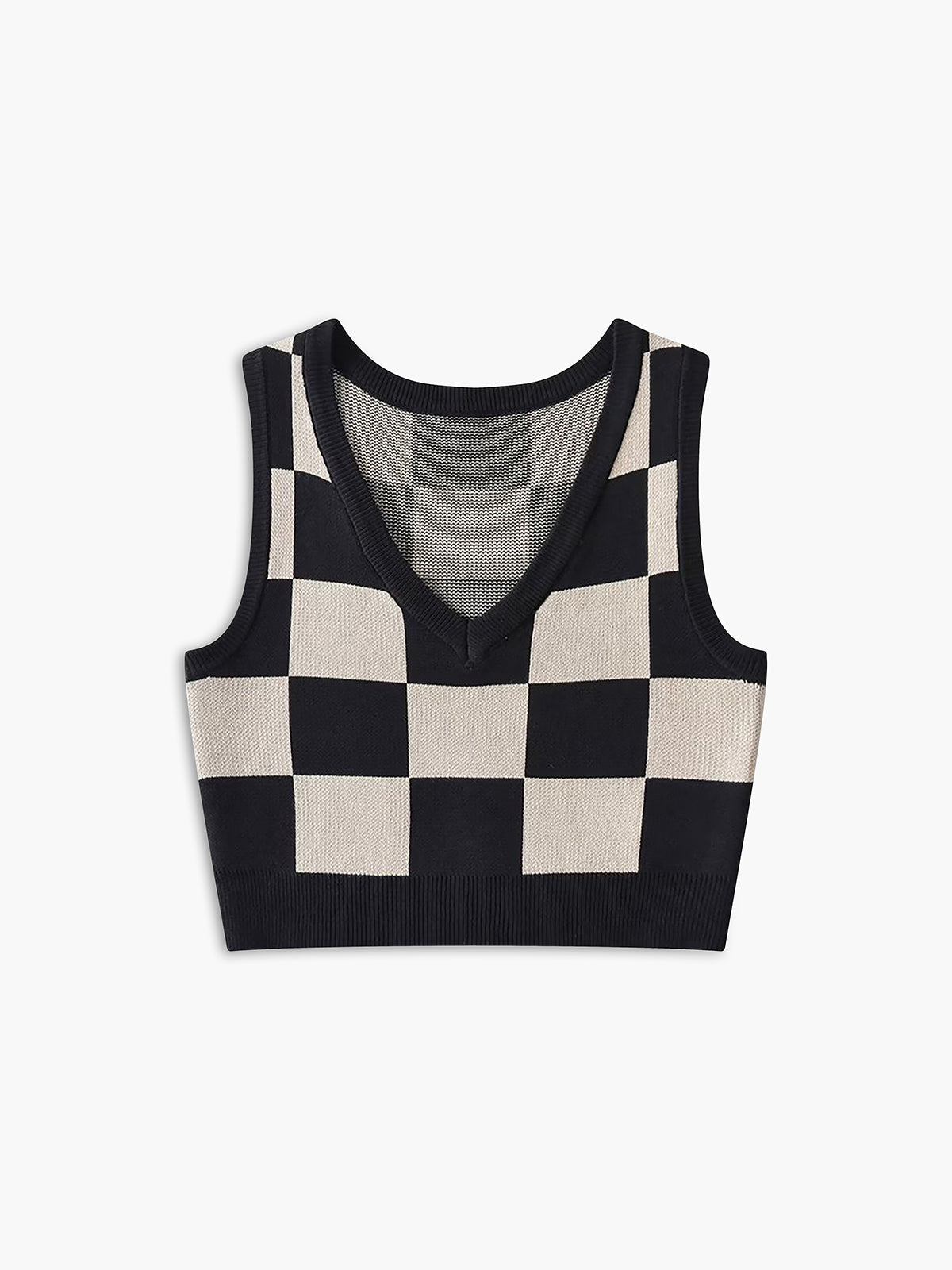 Checkered Vest