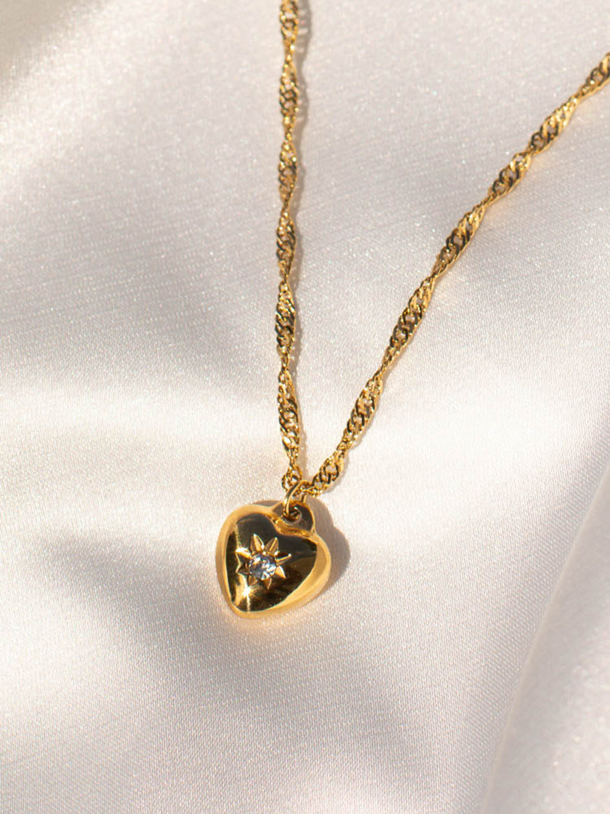 Heart Star Pendant Necklace