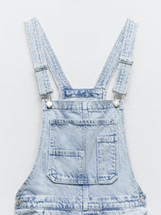 Utility Denim Overalls