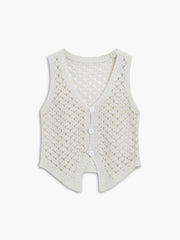 Vintage Crochet Eyelet Tank Top