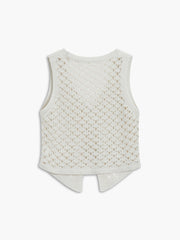 Vintage Crochet Eyelet Tank Top