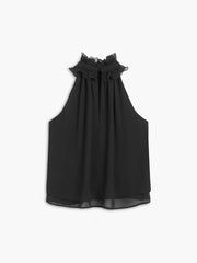 Lightweight Ruffled Pleat Top