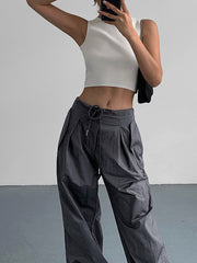 Utility Baggy Parachute Cargo Pants