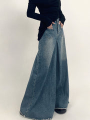 Overzied Denim Wide Leg Pants