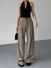 Divine Pleat Wide Leg Dress Pants