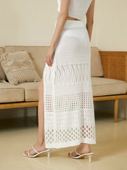 Sicily Eyelet Two Piece Skirt Set