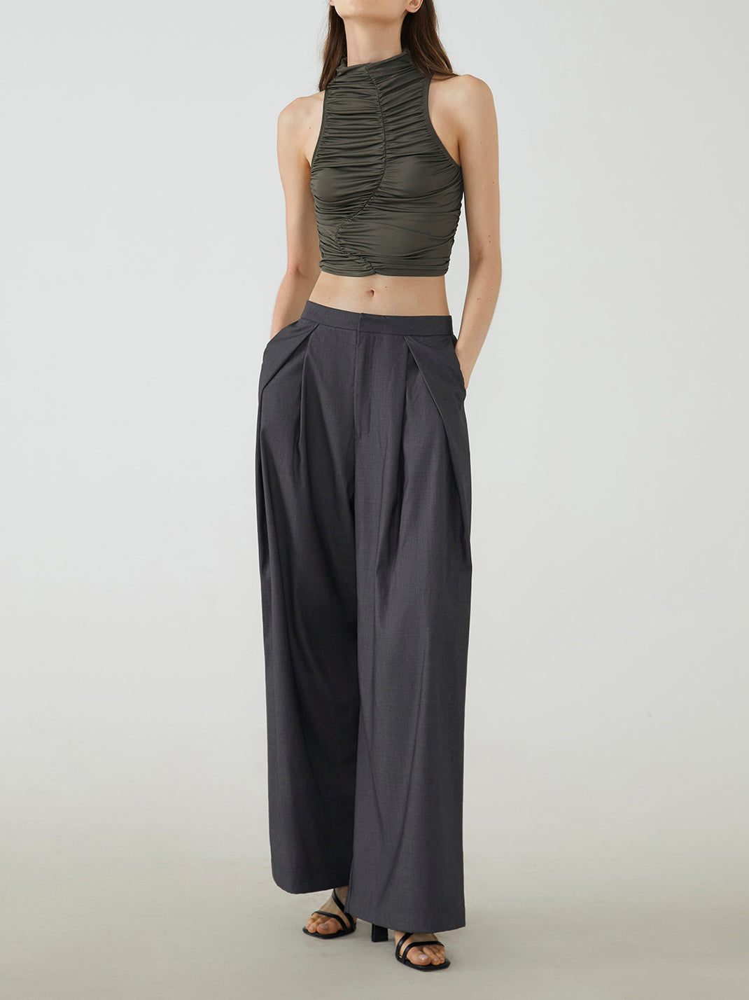 Serendipity Pleat Wide Leg Pants