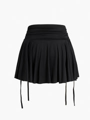 Ruched Pleat Skirt