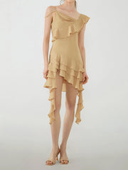 Tiered Ruffled Short Dress