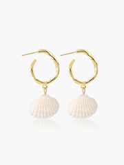 Shell Drop Earrings