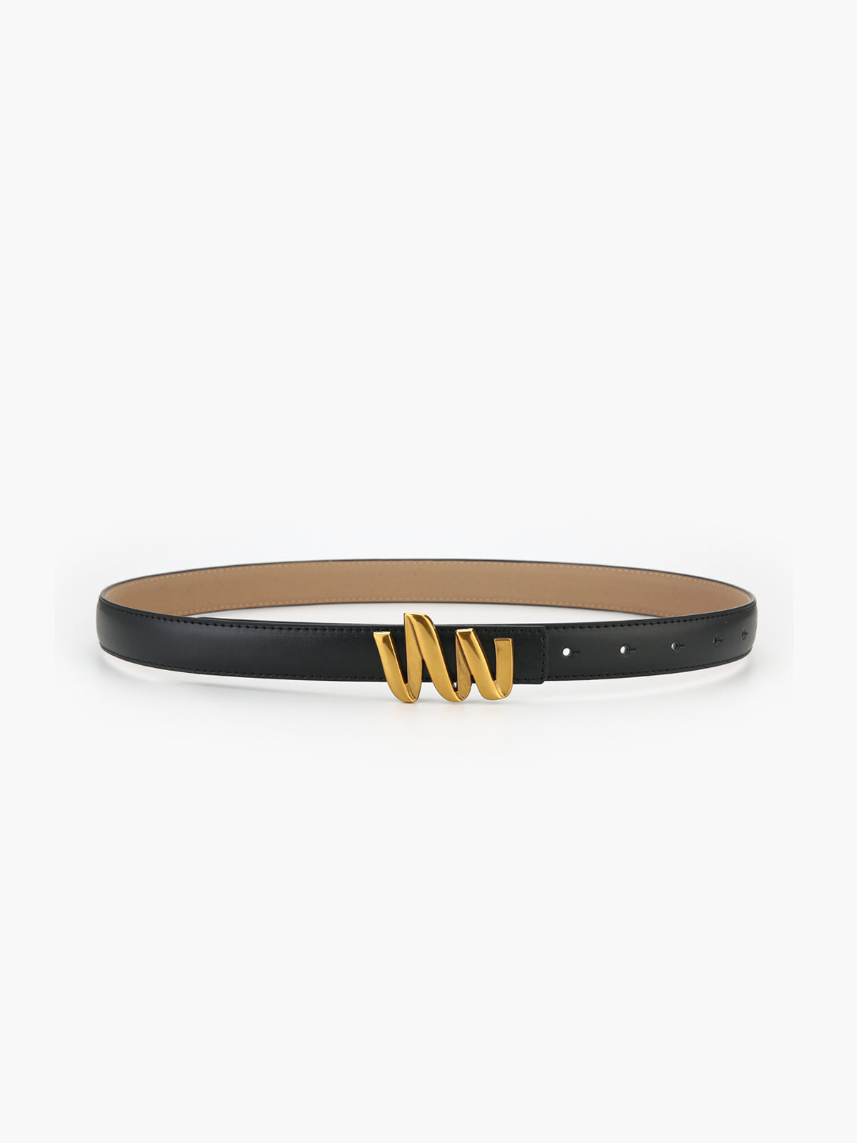 Wave Leather Belt