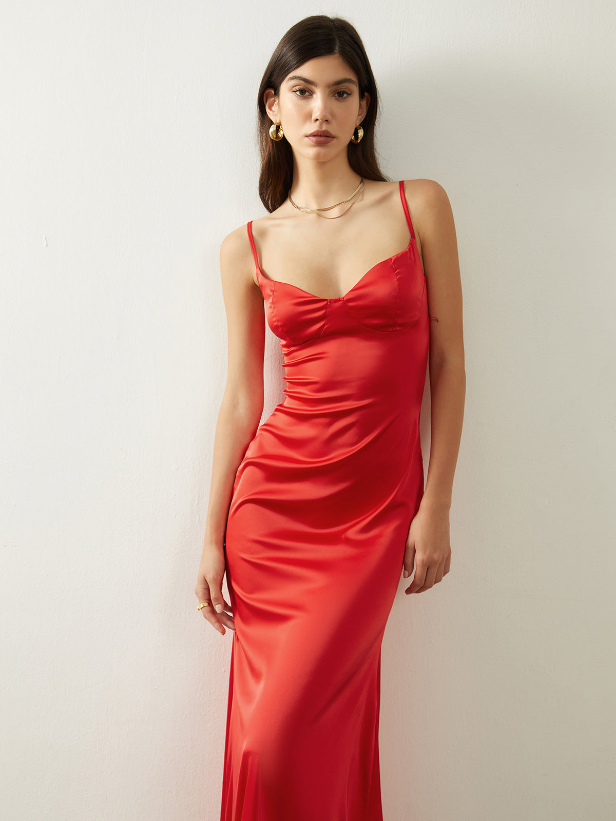 Satin Prom Long Dress